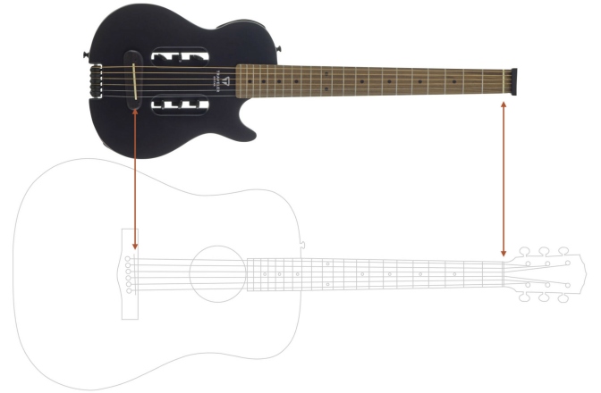 Chitara electro-acustica Traveler Guitar  - Escape Mark III Steel, Black Satin