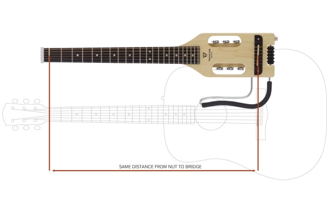 Chitară electro-acustică Traveler Guitar - Ultra-Light Acoustic Lefty - Maple (Lefthand)