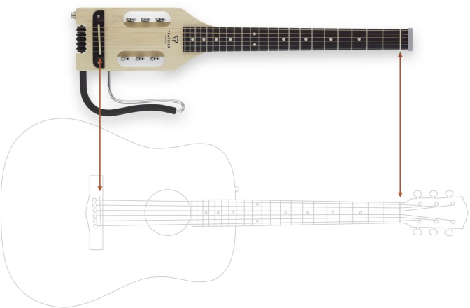 Chitară electro-acustică Traveler Guitar  - Ultra-Light Acoustic - Maple