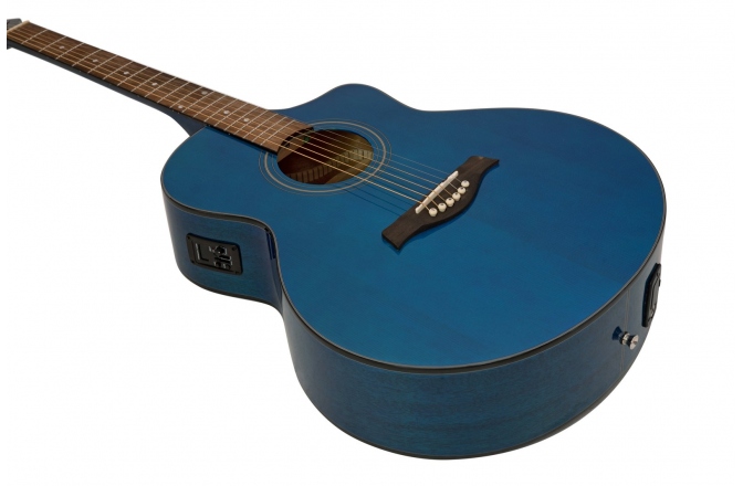 Chitară electro-acustică western Dimavery STW-50 Western Guitar,blue