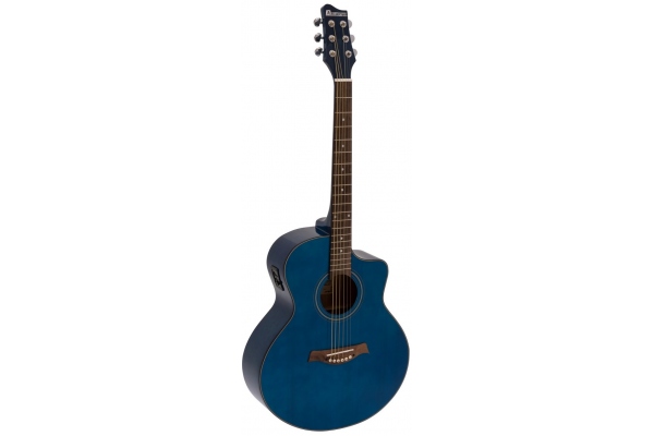 STW-90 Western Guitar, crystal blue