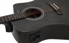 Chitară electro-acustică western Dimavery STW-90 Western Guitar, vintage black