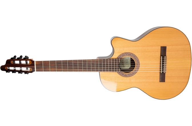Chitară electro-clasică 7 corzi Kremona Performer F65CW-7S-VE Solid Cedar/Indian Rosewood
