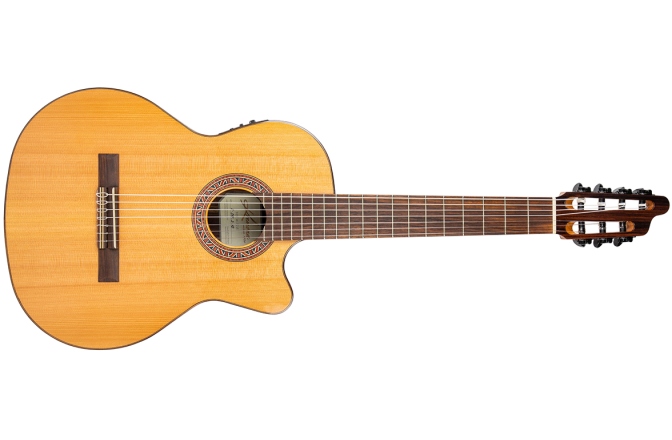 Chitară electro-clasică 7 corzi Kremona Performer F65CW-7S-VE Solid Cedar/Indian Rosewood