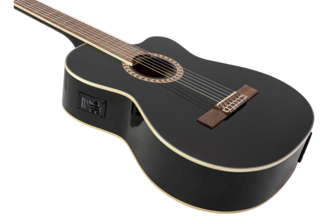 Chitară electro-clasică Dimavery CN-600E Classical guitar, black