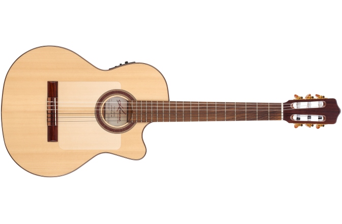 Chitară electro-clasică Flamenco Kremona Flamenco Rosa Luna CW Solid Spruce/Bulgarian Beech