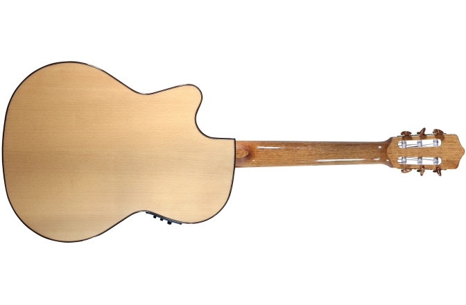 Chitară electro-clasică Flamenco Kremona Flamenco Rosa Luna CW Solid Spruce/Bulgarian Beech