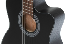 chitara electro-clasica  Gewa Student Cedar negru 4/4