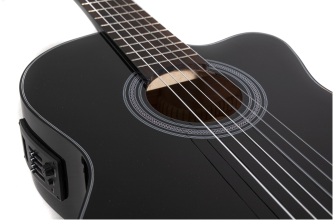 chitara electro-clasica Gewa  Student negru 4/4