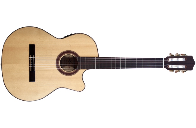 Chitară  electro-clasică Kremona Flamenco Rosa Luna RL Solid Spruce/Bulgarian Beech Veneer