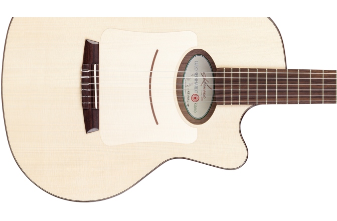 Chitară electro-clasică Kremona Lulo Reinhardt Kiano Cutaway Solid Spruce/Walnut