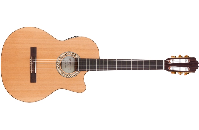 Chitară electro-clasică Kremona Performer S63CW Solid Cedar/African Sapele