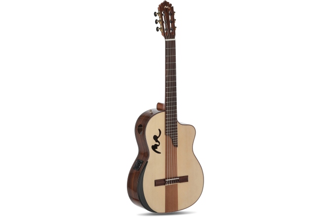 Chitară electro-clasică Manuel Rodriguez Cafe Cortado Cutaway Santos Rosewood