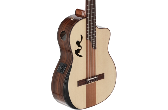 Chitară electro-clasică Manuel Rodriguez Cafe Cortado Cutaway Santos Rosewood