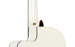 Chitară electro-clasică Ortega B-Grade  Family Series Pro Classical Guitar 4/4 Thinline Body Slim Neck - White + Bag
