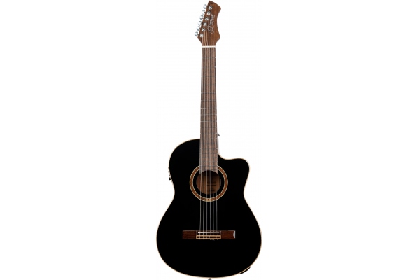 B-Grade  Performer Series Nylon String Guitar 6 String Cutaway - Black + Bag