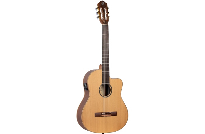 Chitară electro-clasică  Ortega Classical Guitar Family Series Pro 4/4 inclusive Gigbag Slim Neck - NT - Natural Cedar