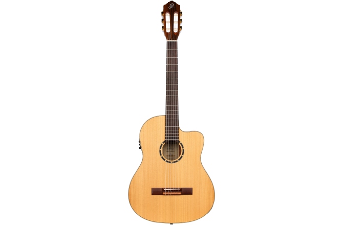 Chitară electro-clasică  Ortega Classical Guitar Family Series Pro 4/4 inclusive Gigbag Slim Neck - NT - Natural Cedar