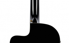 Chitară electro-clasică Ortega Classical Guitar Family Series Pro 4/4 inclusive Gigbag Thinline Body Slim Neck - BK - Black