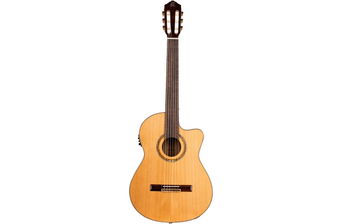 Chitară electro-clasică Ortega Classical Guitar Performer Series 4/4 inclusive Gigbag Medium Neck - Natural Cedar