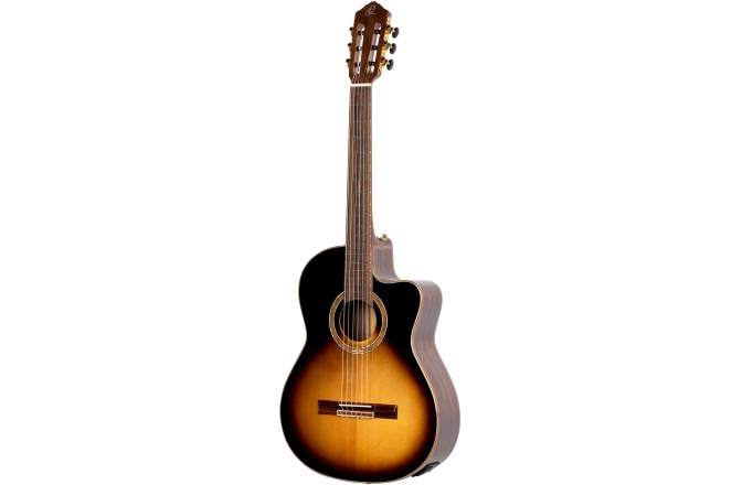 Chitară electro-clasică Ortega Classical Guitar Performer Series 4/4 inclusive Gigbag Slim Neck - Tobacco Sunburst