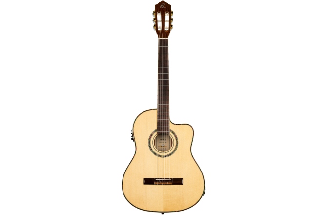Chitară electro-clasică  Ortega Family Series Pro Acoustic Guitar 6 String - Solid Canadian Engelmann Spruce + Bag