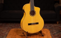 Chitară electro-clasică Ortega Family Series Pro Classical Guitar 6 String - Solid North American Spruce + Bag