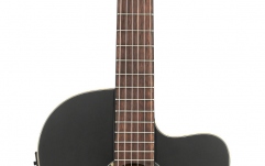 Chitară electro-clasică Ortega Family Thinline Cutaway RCE125SN-SBK