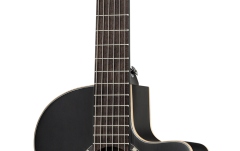Chitară electro- clasică Ortega FS 3/4 - 6-String - Satin Black + Gig Bag