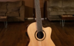 Chitară electro-clasică Ortega Performer Series Classical Electic Nylon String Guitar 4/4 Medium Neck - + Bag