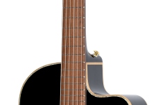 Chitară electro-clasică  Ortega Performer Series Classical Guitar  4/4  Slim Neck / Thinline Body - black + bag