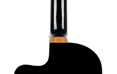 Chitară electro-clasică  Ortega Performer Series Classical Guitar  4/4  Slim Neck / Thinline Body - black + bag