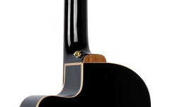 Chitară electro-clasică  Ortega Performer Series Classical Guitar  4/4  Slim Neck / Thinline Body - black + bag