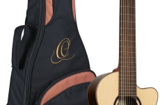 Chitară electro- clasică Ortega RCE158RW-8 PS 4/4 8-String - Natural + Gig Bag