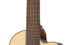 Chitară electro- clasică Ortega RCE158RW-8 PS 4/4 8-String - Natural + Gig Bag
