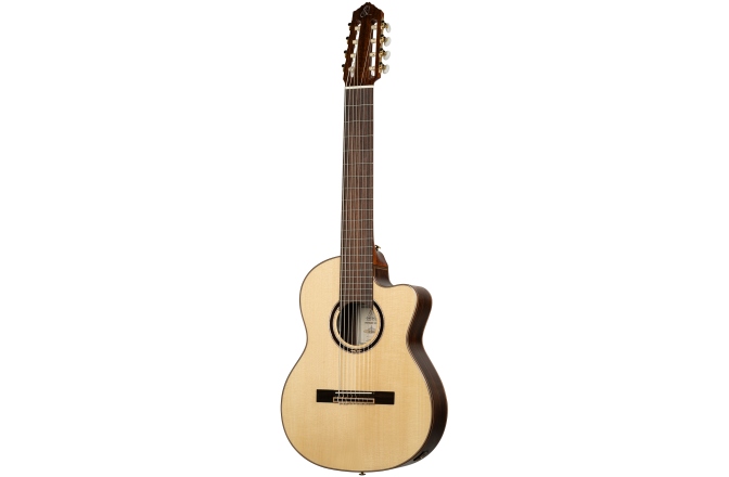 Chitară electro- clasică Ortega RCE158RW-8 PS 4/4 8-String - Natural + Gig Bag