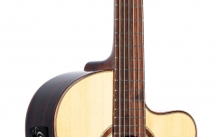 Chitară Electro-clasică Ortega The Privat Room Classical Guitar  4/4 built in Armrest + Electronic - Natural + Bag