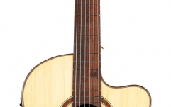 Chitară Electro-clasică Ortega The Privat Room Classical Guitar  4/4 built in Armrest + Electronic - Natural + Bag