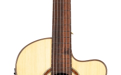 Chitară Electro-clasică Ortega The Private Room Classical Guitar  4/4 built in Armrest + Electronic - Natural + Bag