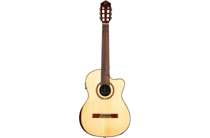 Chitară Electro-clasică Ortega The Private Room Classical Guitar  4/4 built in Armrest + Electronic - Natural + Bag
