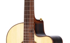 Chitară Electro-clasică Ortega The Private Room Classical Guitar  4/4 built in Armrest + Electronic - Natural + Bag