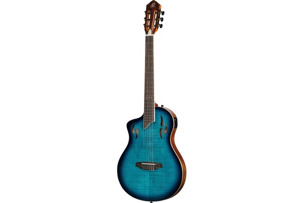 TourPlayer DeLuxe Lefty - Flamed Maple Blue + Gig Bag TourPlayer DeLuxe Lefty - Flamed Maple Blue + Gig Bag