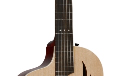 Chitară electro- clasică Ortega TourPlayer DeLuxe Lefty - Spruce Natural + Gig Bag