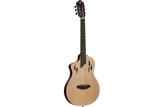 Chitară electro- clasică Ortega TourPlayer DeLuxe Lefty - Spruce Natural + Gig Bag