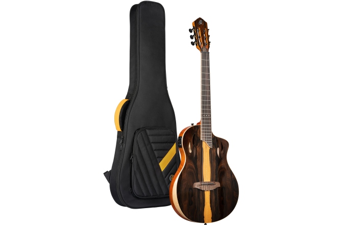 Chitară electro-clasică  Ortega TourPlayer Series 4/4 size Nylon String Guitar 6-String + Pro Gig Bag