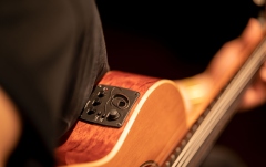 Chitară electro-clasică   Ortega Traditional Series Classical Guitar 4/4 Thinline - All Gloss + Bag