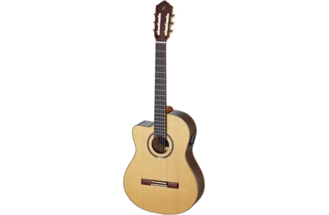 Chitară electro-clasică pentru stângaci Ortega 1B  Classic Guitar RCE159MN-L Natural incl. Bag LEFTHAND ! - Natur inkl. Tasche und Gurt