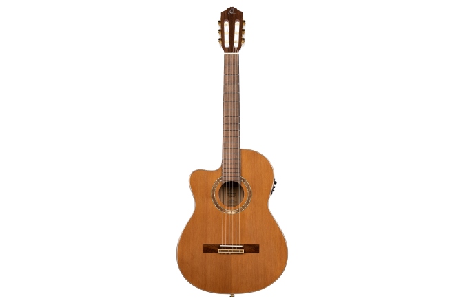 Chitară electro-clasică stângaci Ortega Classic Guitar Performer Series Natural Lefthand - inclusive Gigbag