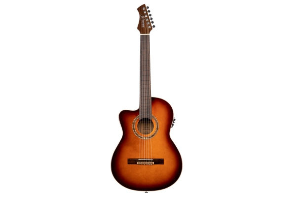 Perfomer Series Classical Guitar  4/4  Slim Neck Thinline Body Lefty - Spruce + Preamp + Bag