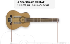 Chitară electro-clasică Traveler Guitar - Escape Classical (Cedar Top)